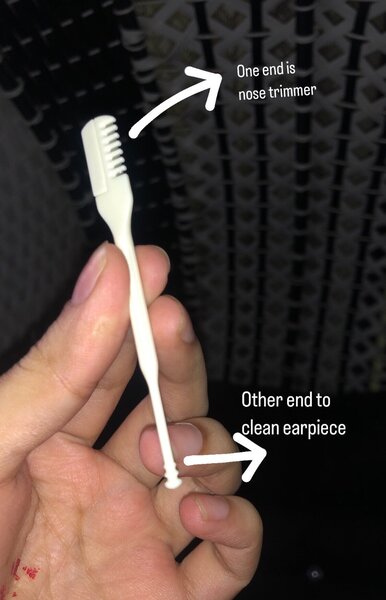 3pcs Stainless Steel Nose & Ear Hair Trimmer Set