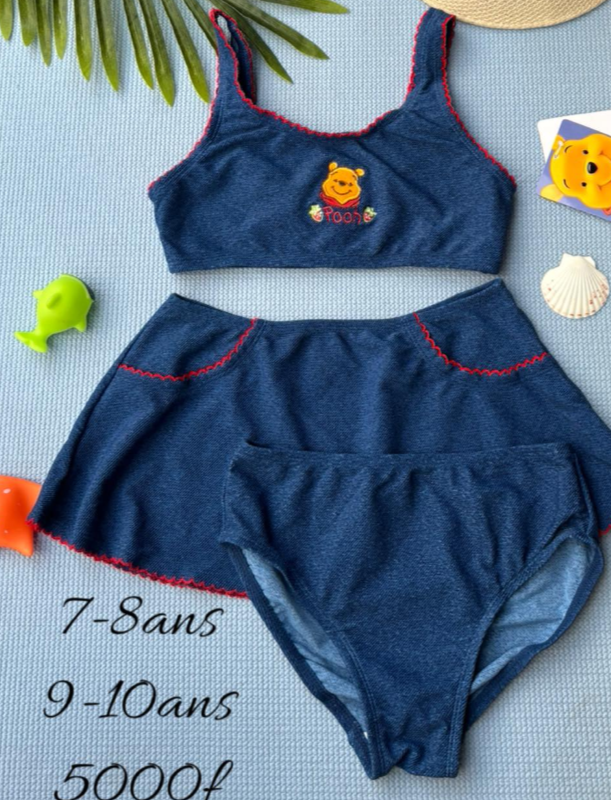 maillot de bain fille avec jupe