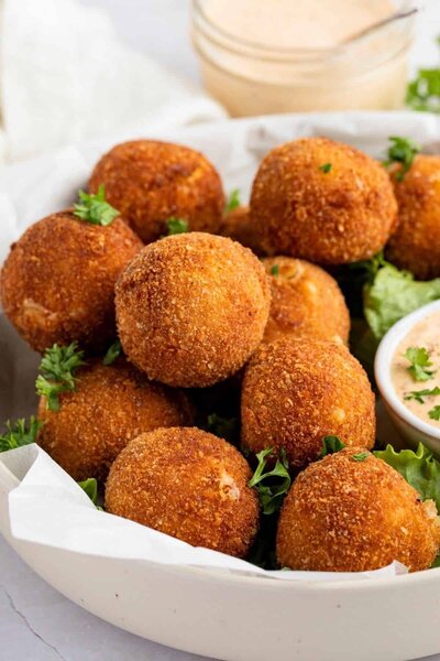 10 Beignets au jambon fromage