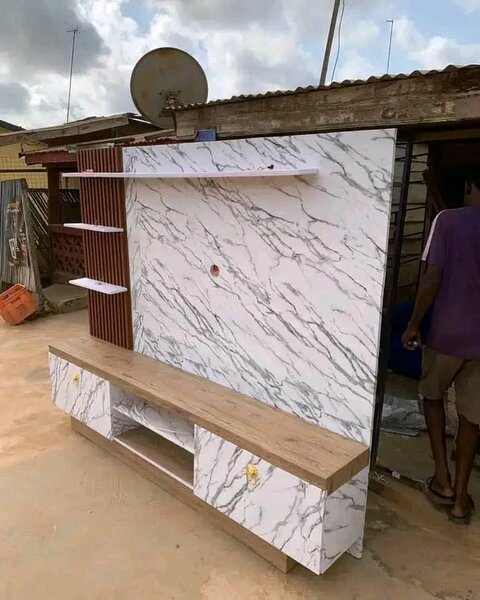 Meuble TV mural design