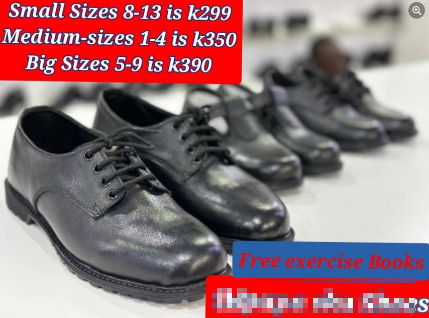 black lace-up shoes