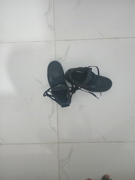 Sneakers noirs unisexes élégants