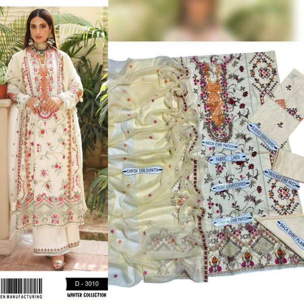 khaddar 3 pice suit