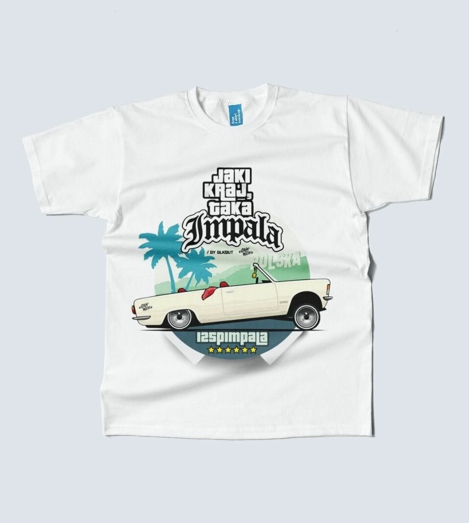 Polski Fiat 125p IMPALA Polska Poland Funny T-Shirt