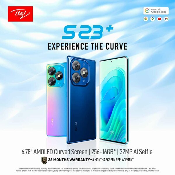 itel S23+ Smartphone 256GB