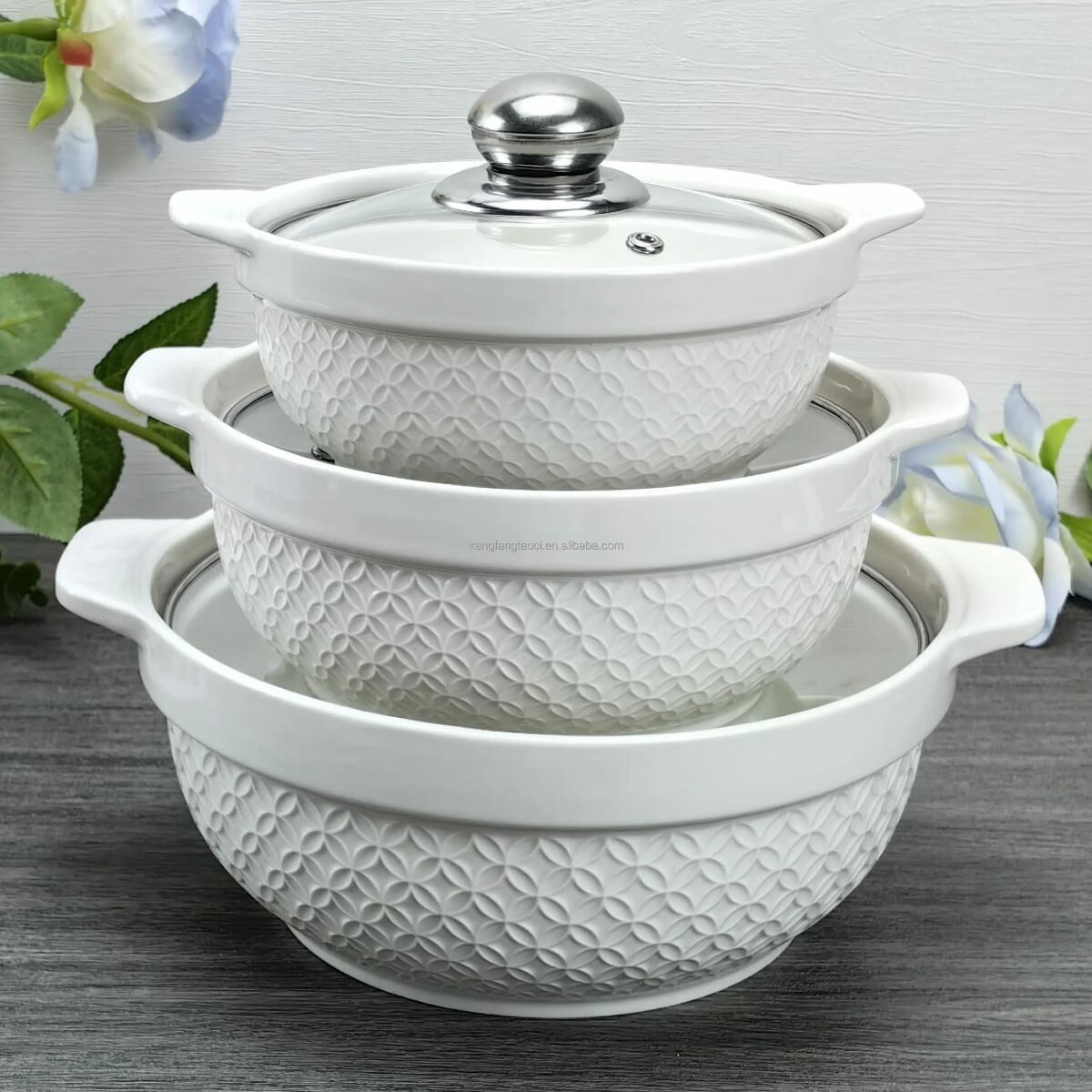Ensemble de Casseroles en Céramique
