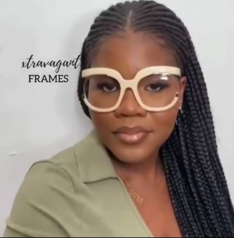 Optical frame white