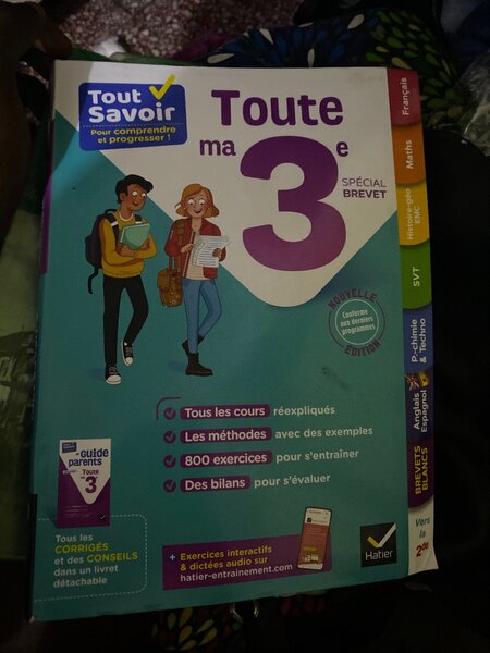 Guide scolaire Tout Savoir 3e