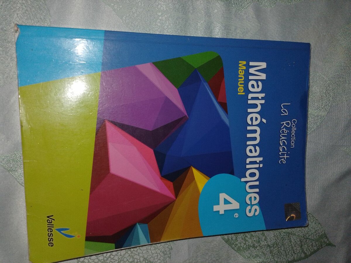 Manuel de Mathématiques 4ᵉ