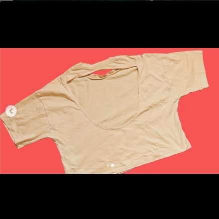 beige women's top