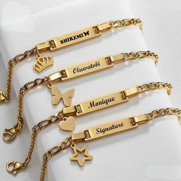 Bracelet personnalisé gravé