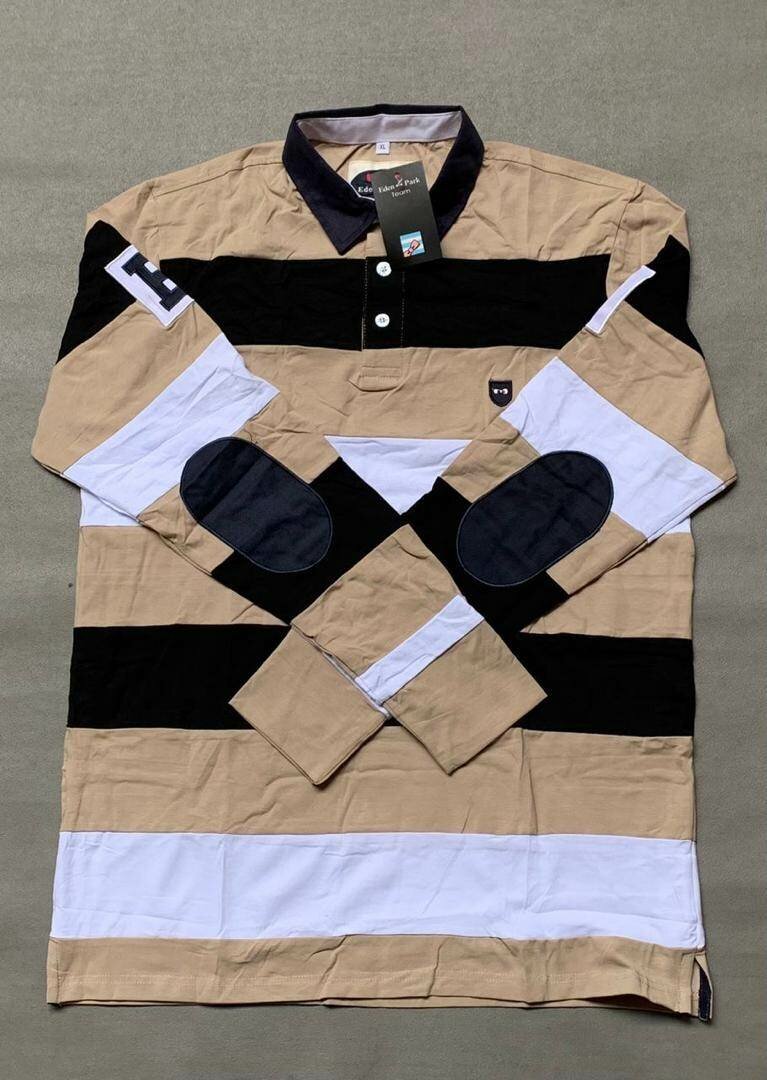 Polo rugby à rayures homme