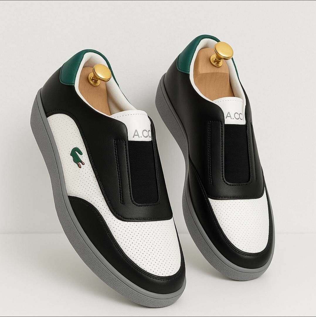 Sneakers en cuir élégants