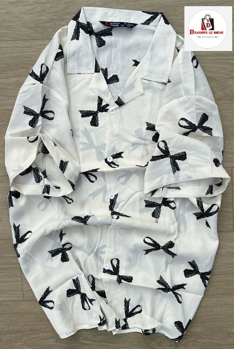 Chemise à motifs nœuds