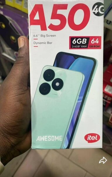 itel A50 Smartphone 4G 6GB