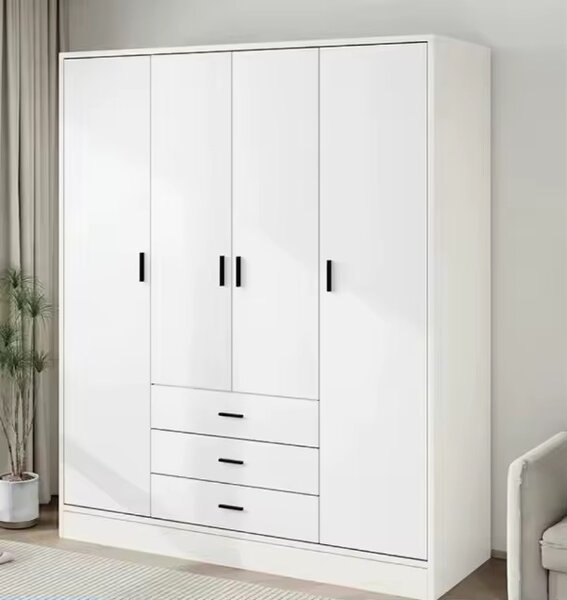 Armoire moderne en bois 4 portes