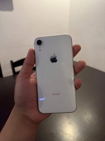 iPhone XR blanc