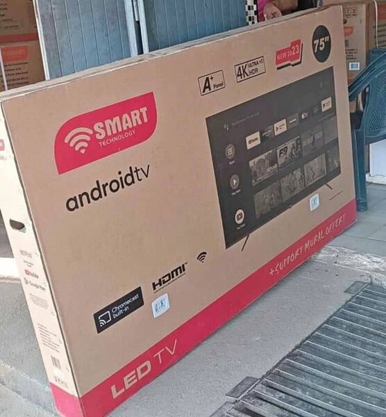 Smart Android TV 75" 4K UHD