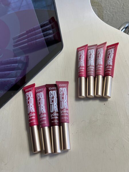 2pcs de Gloss à Lèvres Coloré