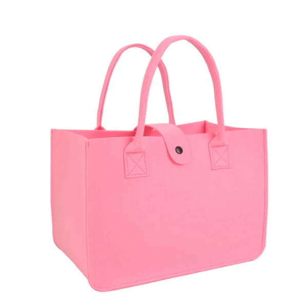 Sac fourre-tout rose élégant