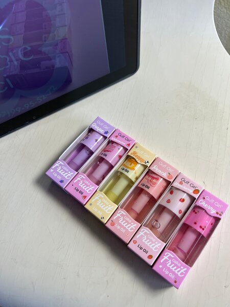 Ensemble d'Huile à Lèvres Parfumée