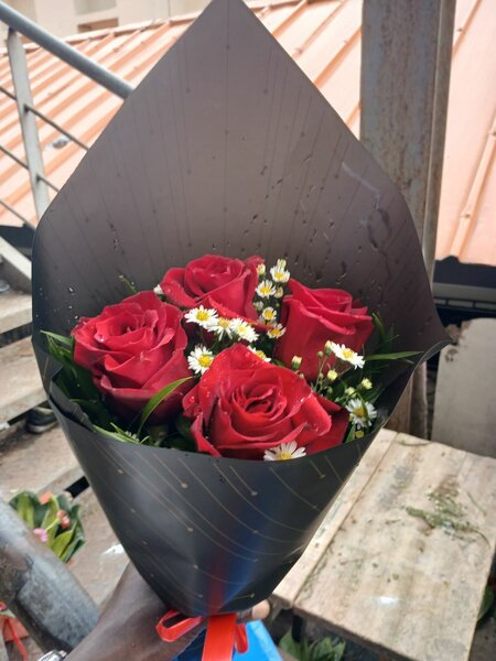 Bouquet de roses rouges
