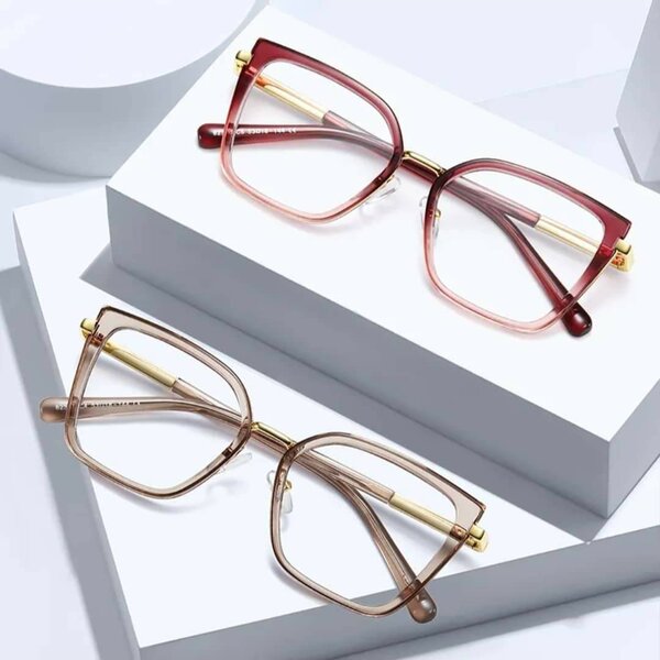 Lunettes élégantes carrées