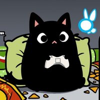 Котик-игроман