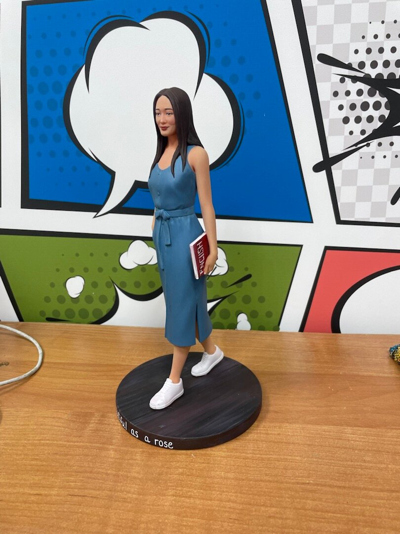 3 д фигурки, bobblehead сестра, девушка, фигурка, 3 d фигурки