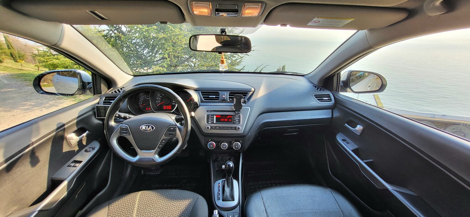 салон киа рио, киа рио 3 рестайлинг салон, салон kia rio, киа рио 2016, Kia Rio III Рестайлинг
