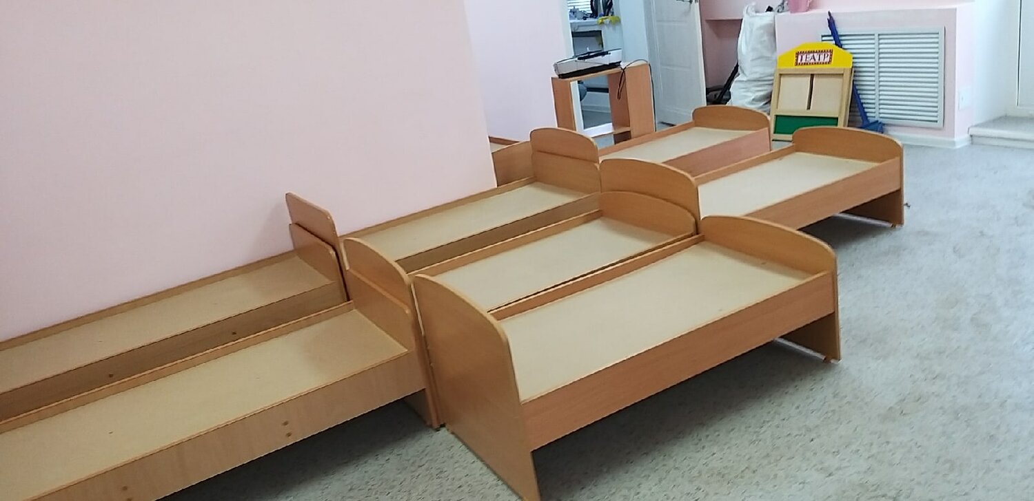 кровати для детского сада, кровати для детсада, выдвижные кровати в детском саду, кровати в детских садах, кровати в садиках