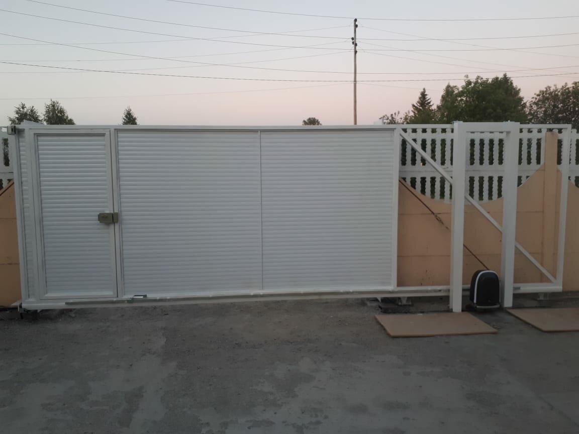 откатные ворота, откатные ворота алютех, откатные ворота с электроприводом, откатные автоматические ворота, откатные ворота с автоматикой