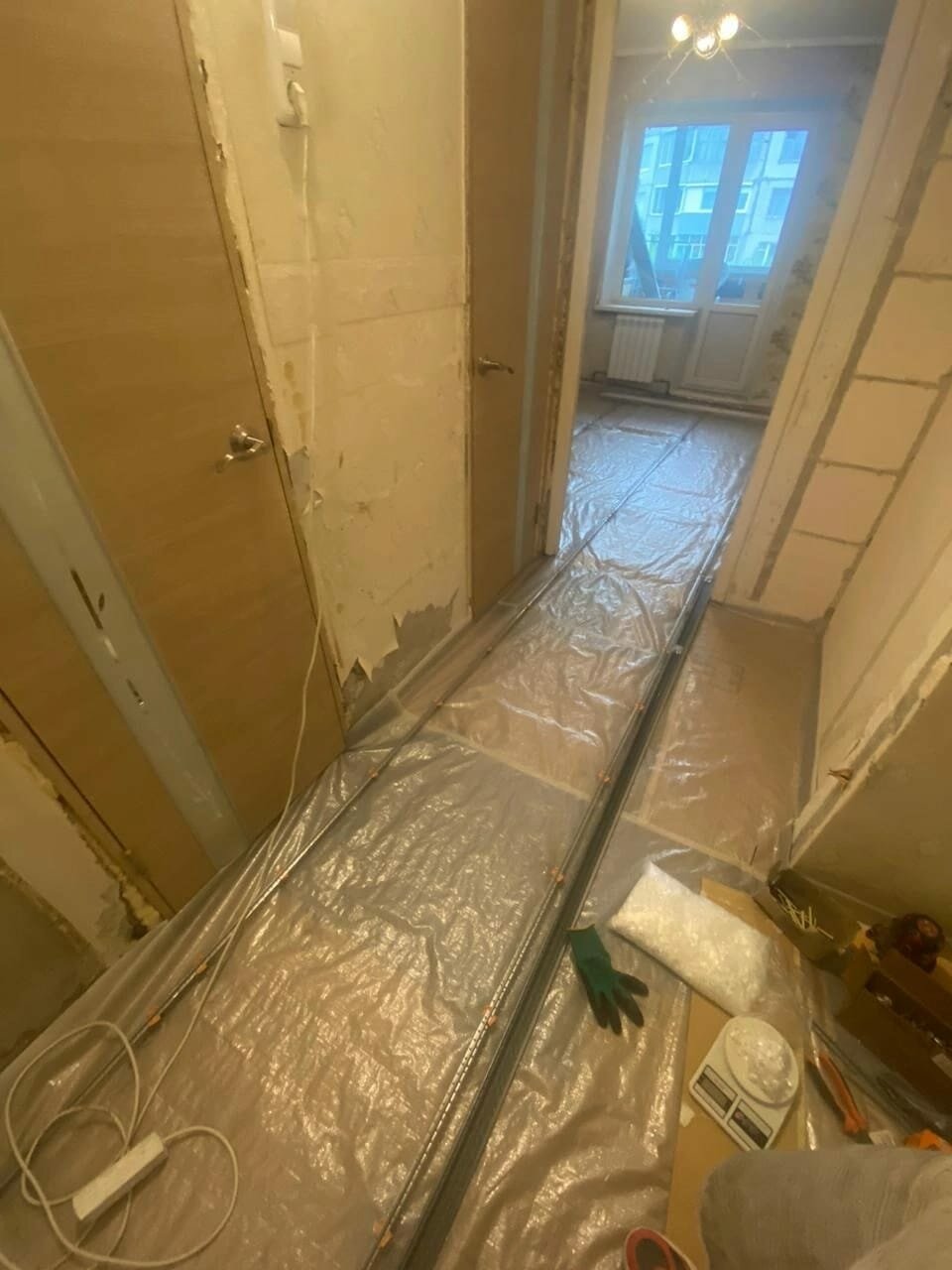 стяжка пола в квартире, стяжка пол, ремонт пола в квартире, полы в квартире, цементная стяжка пола