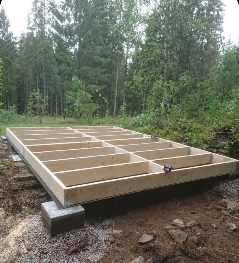 лаги пола 50х150, столбчатый фундамент для каркасного дома, фундамент для бытовки, фундамент для каркасного дома, столбчатый фундамент