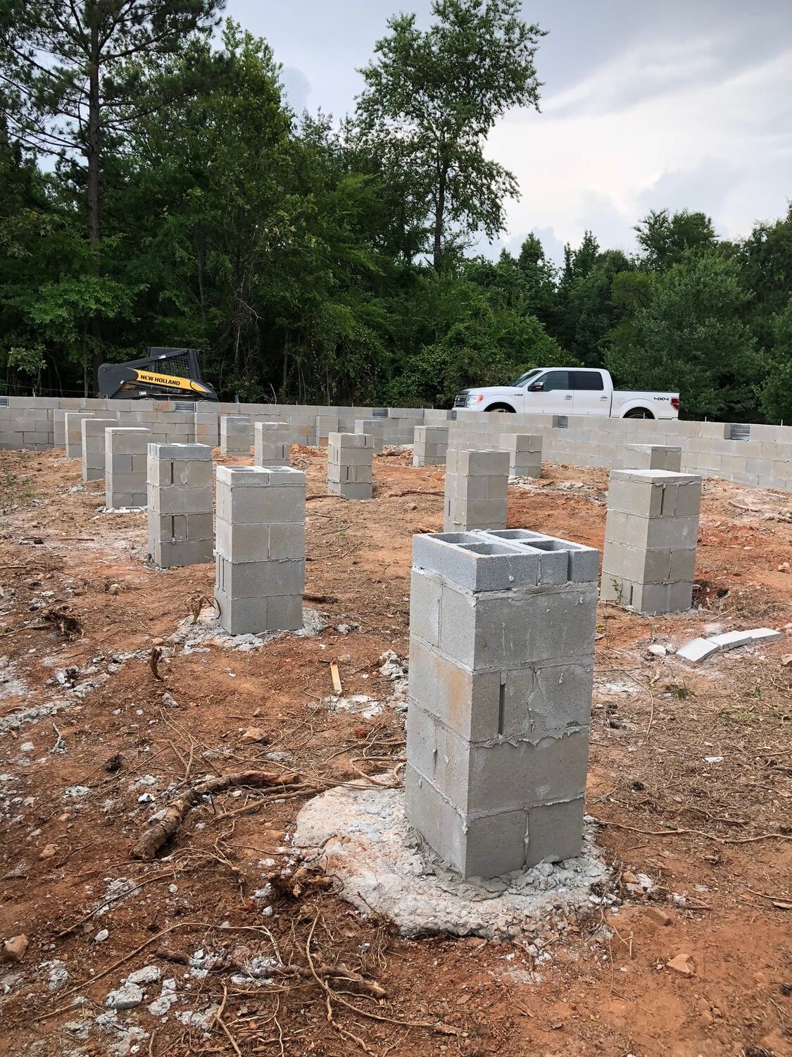 столбчатые фундаменты, столбчатый фундамент 3#6, монолитный столбчатый фундамент, столбчатый фундамент блоки 20 20 40, фундамент дома