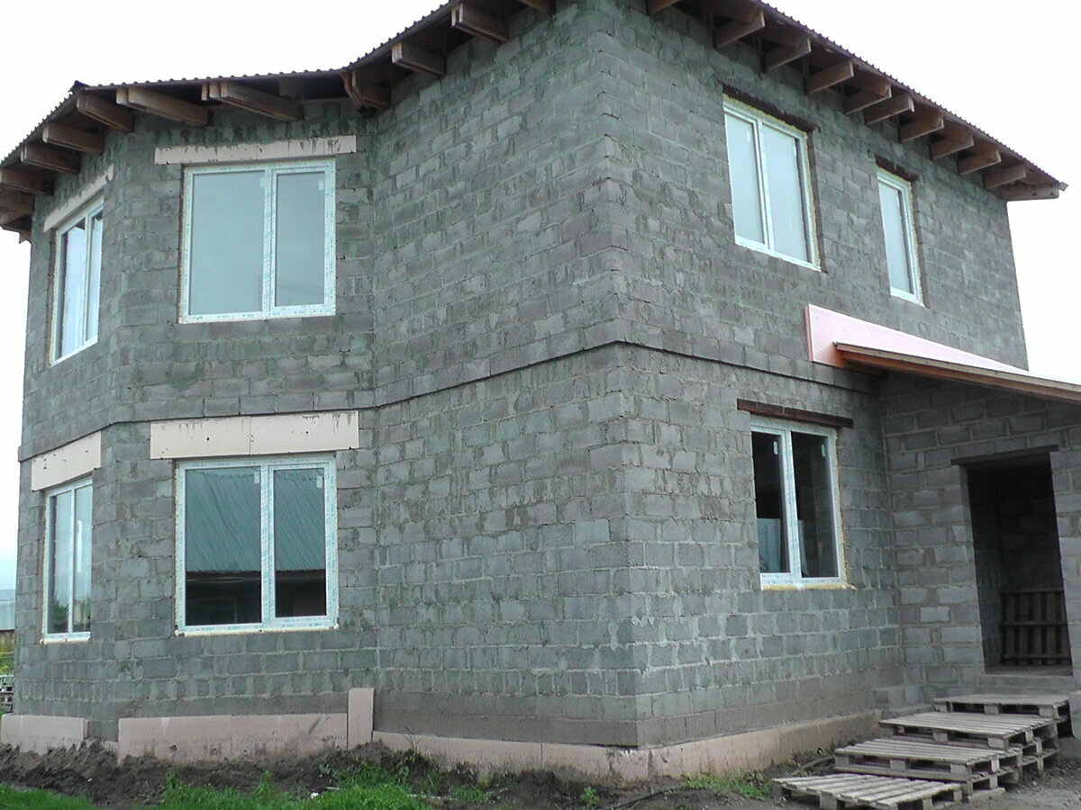 дом из керамзитобетонных блоков, дом из керамзитных блоков, керамзитобетонные блоки дом, отделка дома из пеноблоков снаружи, дом из керамзитобетона