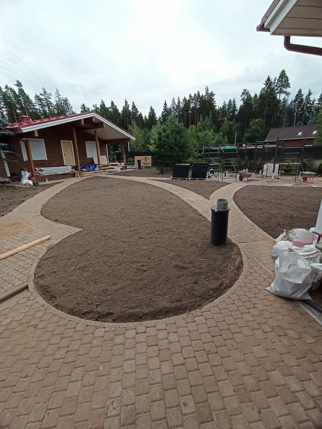 тротуарная плитка для дорожек, мощение тротуарной плиткой, дорожки на участке, тротуарная плитка, брусчатка старая