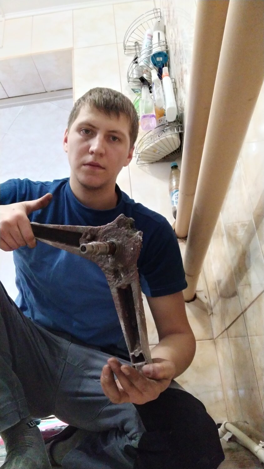ремонт, техника, колосков николай васильевич, ручной кромкогиб из газового ключа, инструмент ключ
