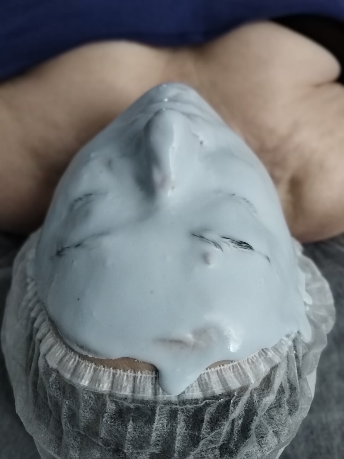 альгинатная маска, человек, маска, альгинатная маска для лица