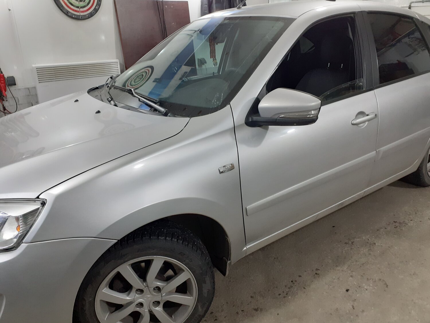 lada granta, серебристая лада гранта, белая лада гранта, гранта, ВАЗ (Lada) Kalina II