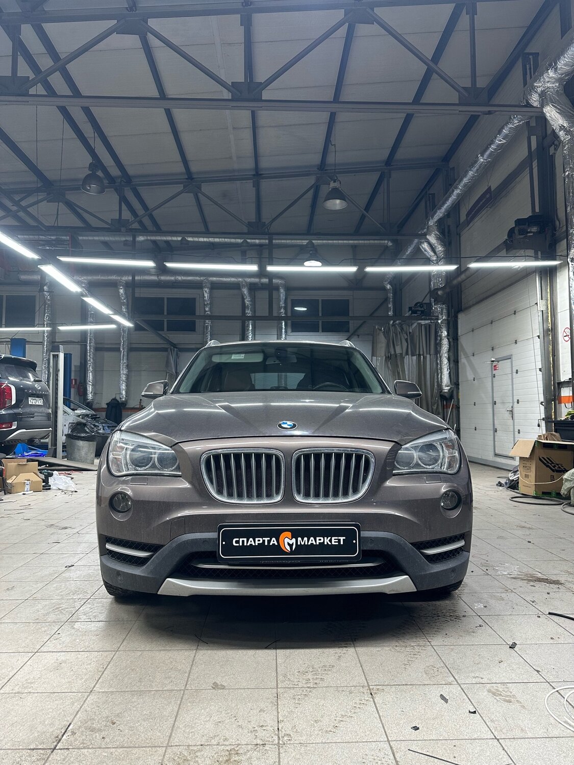 BMW X1 2013 монтаж сигнализации