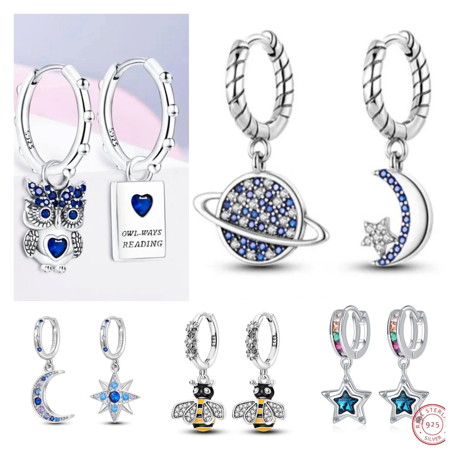 серьги кольца серебро, серьги кольца из серебра, ювелирные украшения серьги, серьги, серьги серебряные