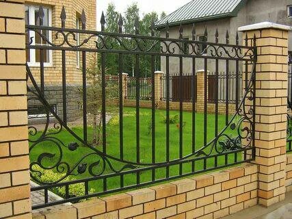 кованый забор, заборы кованые для частного дома, ковка забор, забор с элементами ковки, кованые заборы для частного