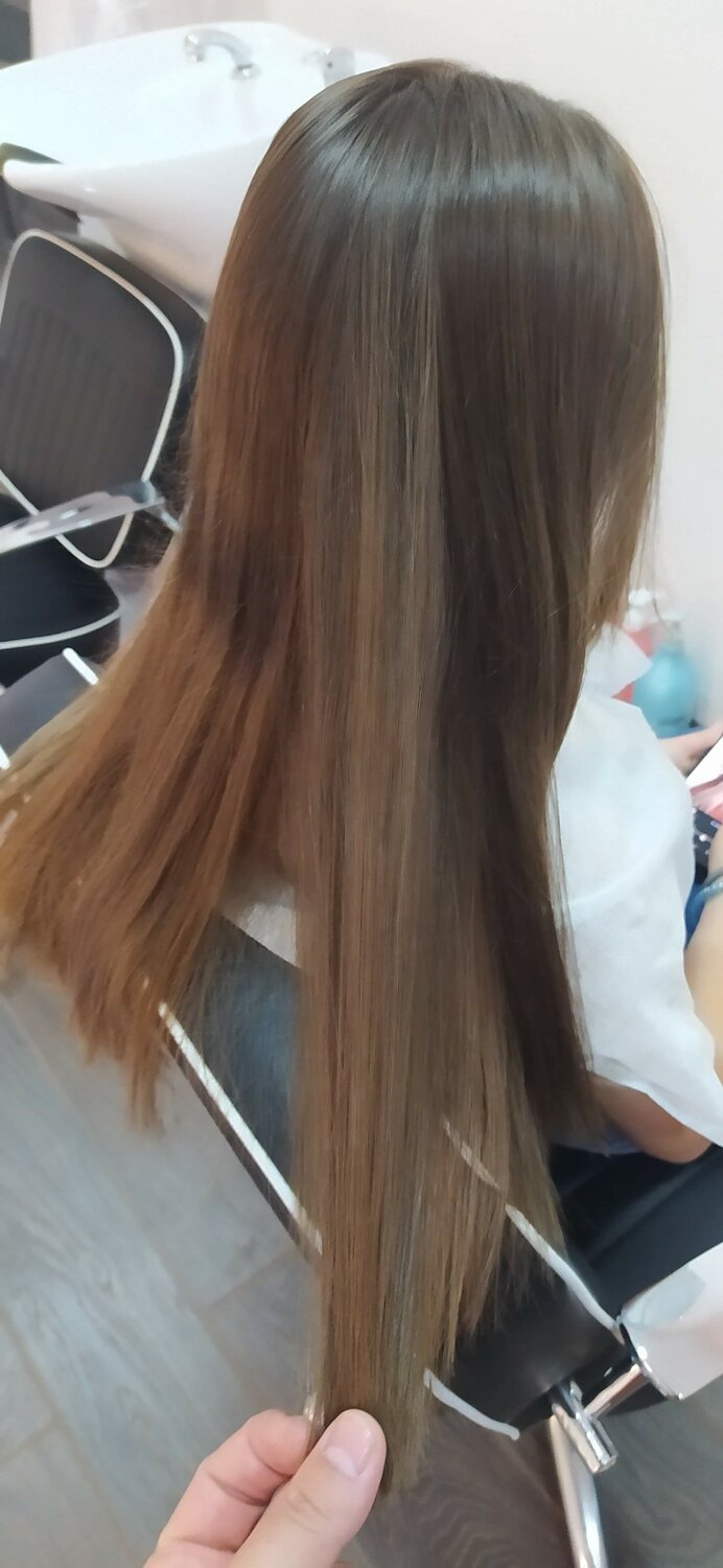 окрашивание, окрашивание волос, выпрямление волос, сияние парикмахерская уфа, кератиновое выпрямление