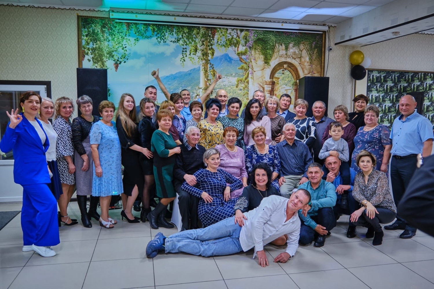 девушка, человек, корпоратив, юбилей, семейный
