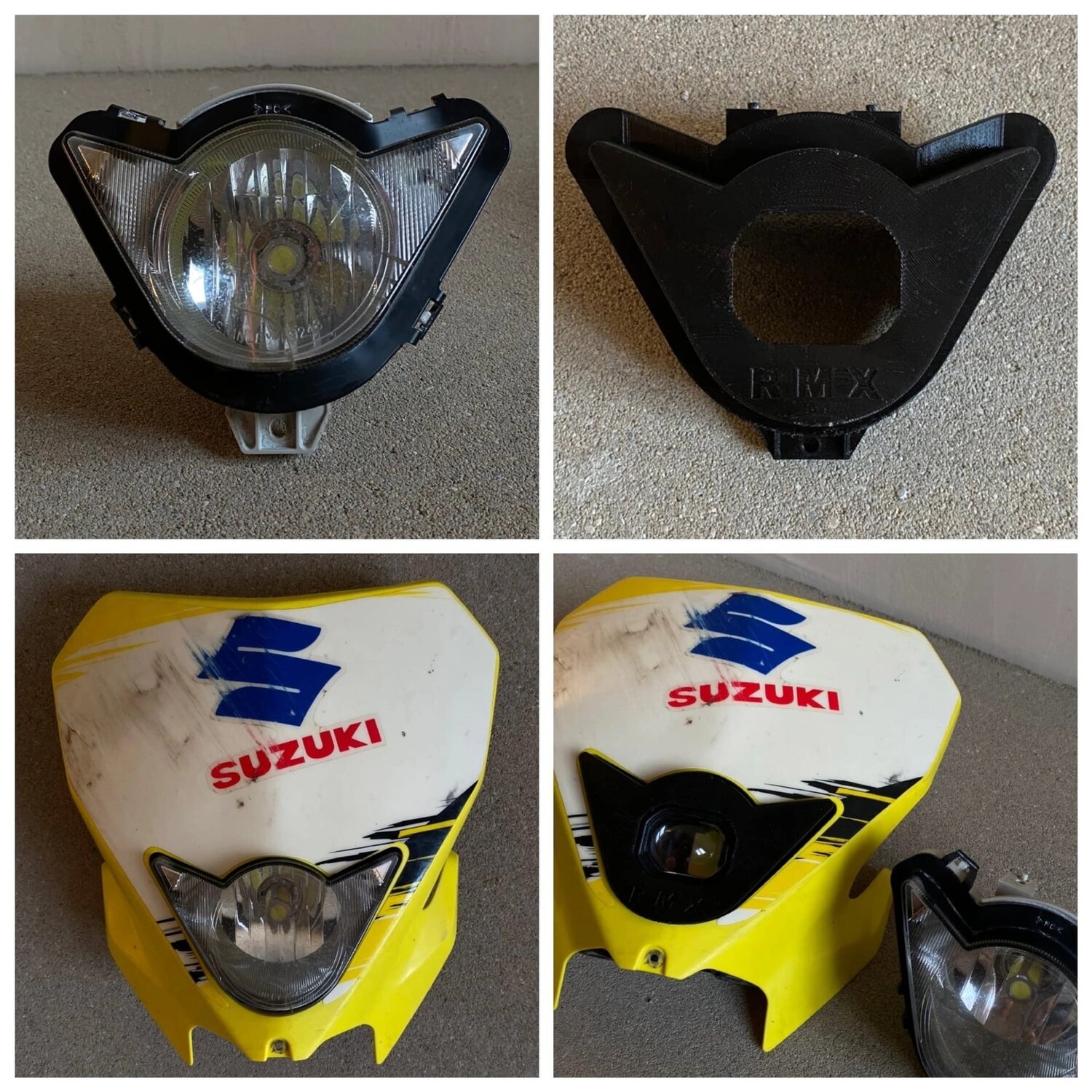 фара для мотоцикла, европейская фара на wr250r, yamaha wr 250, suzuki gsx-r600, suzuki gsx-r750