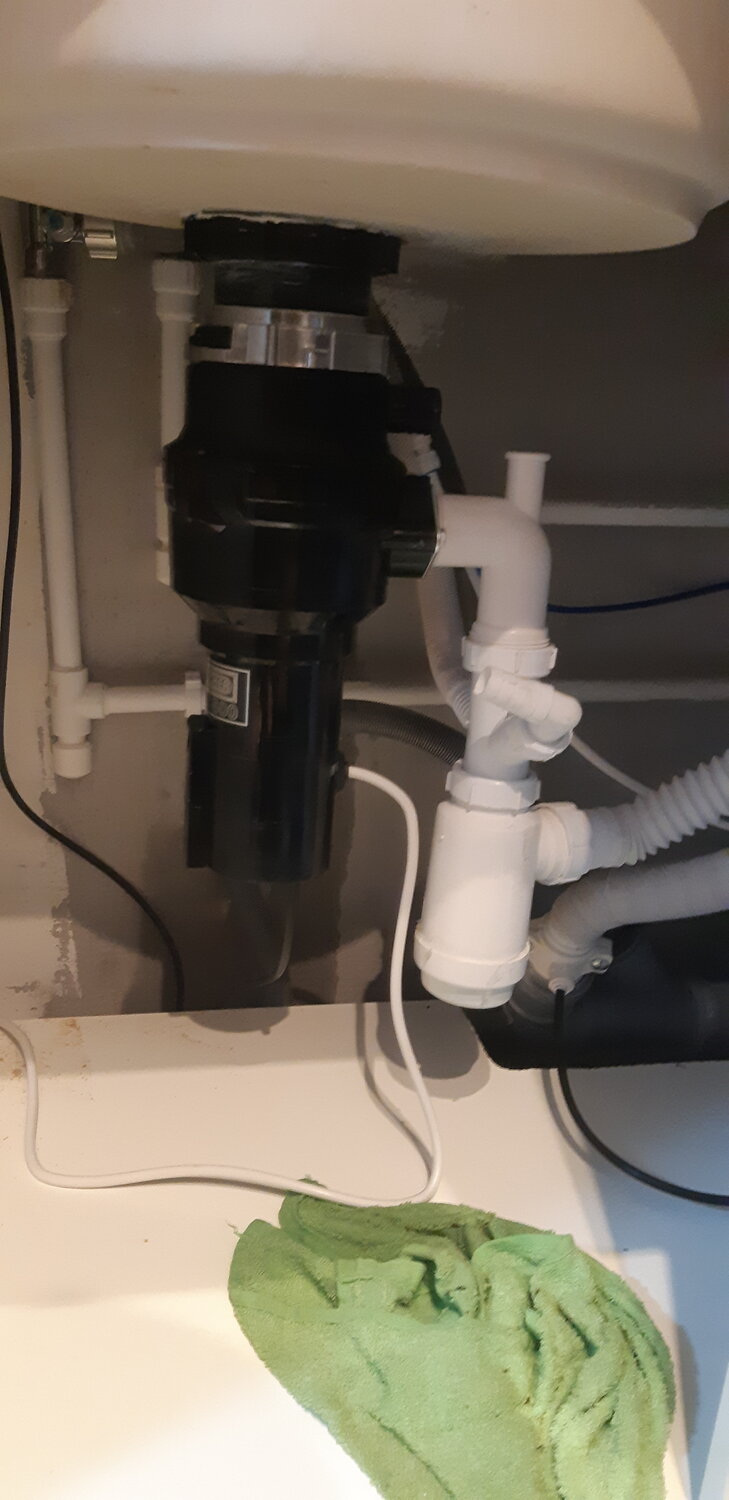 сифон для измельчителя пищевых отходов insinkerator, измельчитель пищевых отходов, измельчитель отходов для раковины, измельчитель пищевых отходов 750а1, измельчитель пищевых отходов для раковины