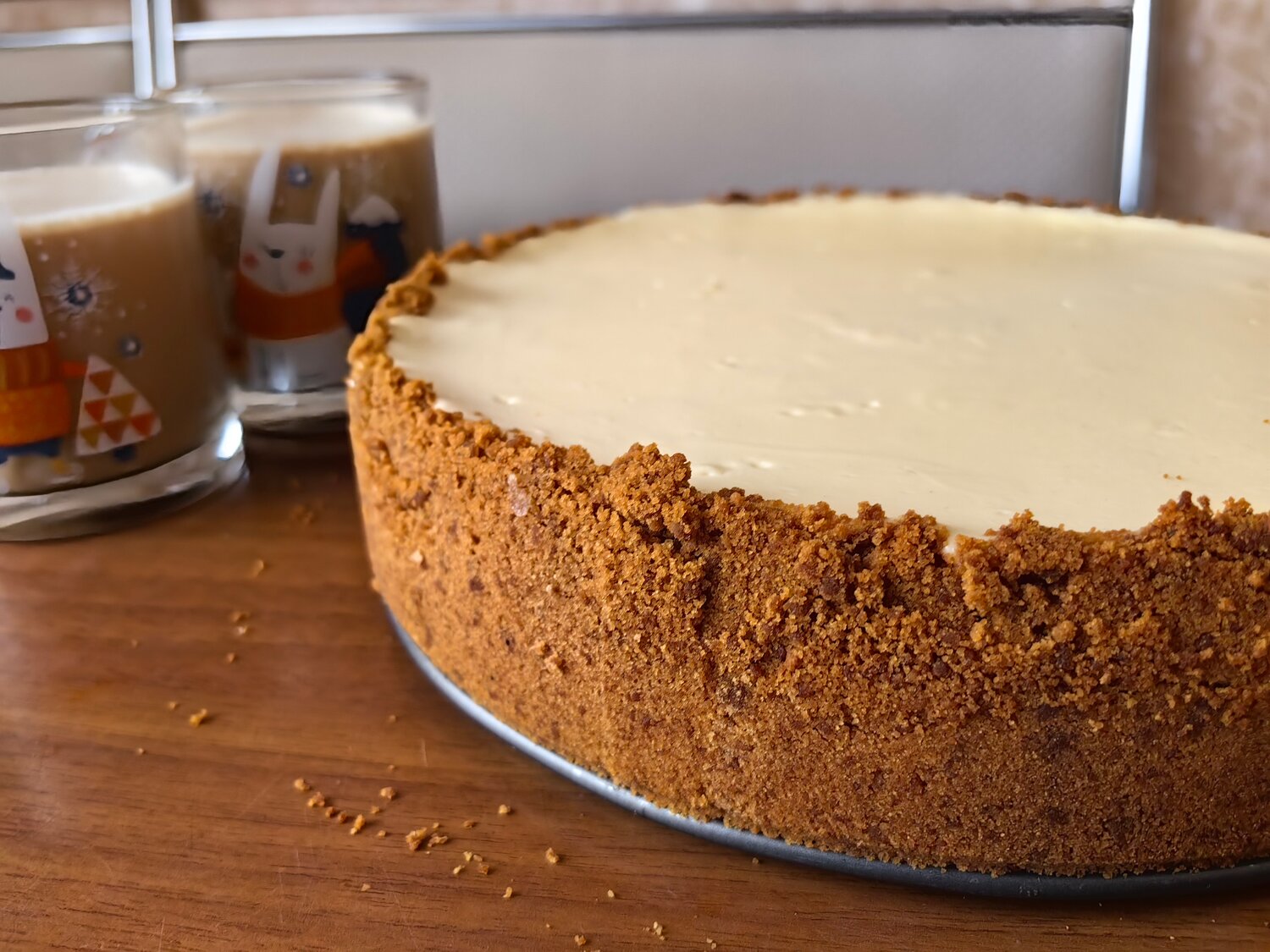 чизкейк, классический чизкейк, бисквитный торт, чизкейк дома, пирог со сгущенкой