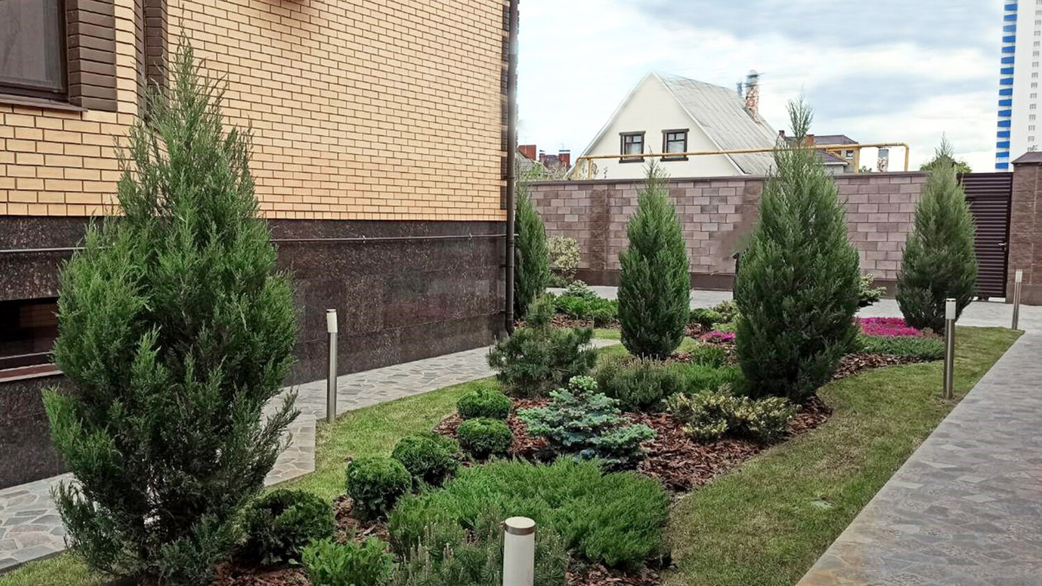 туя можжевельник ландш, туя смарагд в ландшафтном, можжевельник скальный, туя можжевельник, скайрокет можжевельник