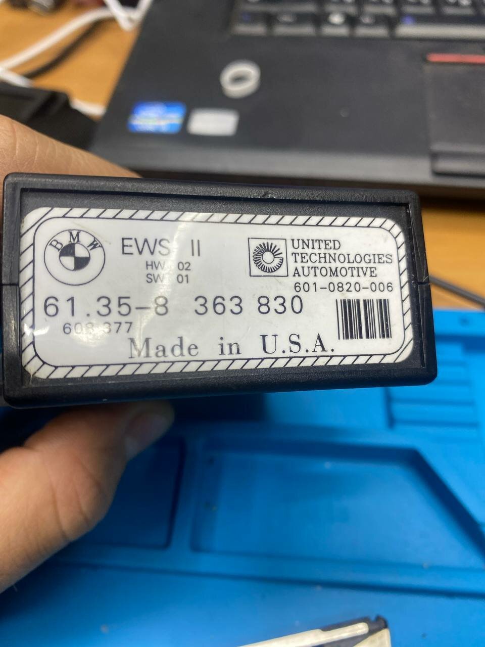 bmw 61.35-8 369 019, иммобилайзер бмв х3 е83, иммобилайзер bmw, обманка ews бмв, блок управления пневмоподвеской бмв х5 е53